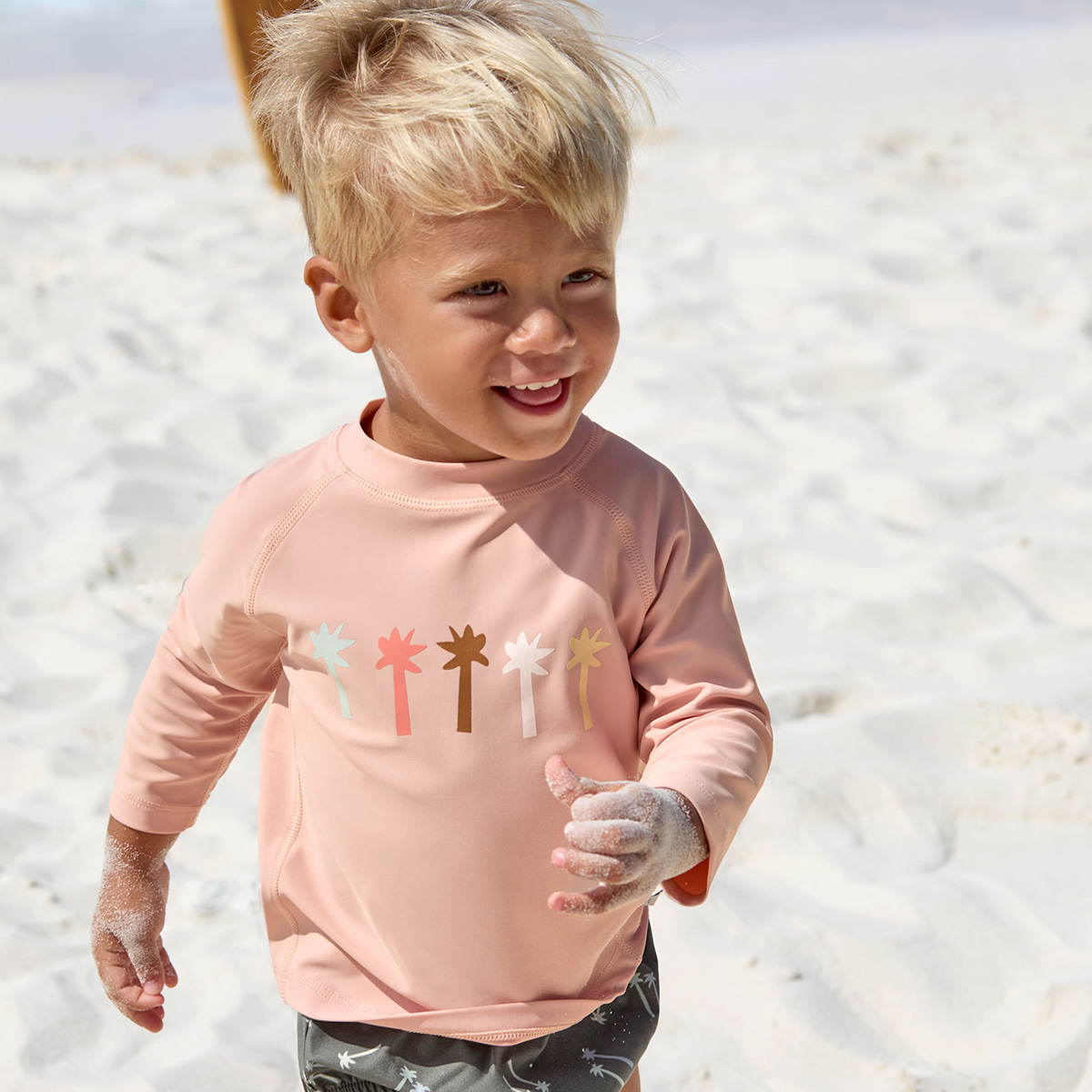UV-Shirt langarm Palms Peach UV-Shirt langarm Palms Peach