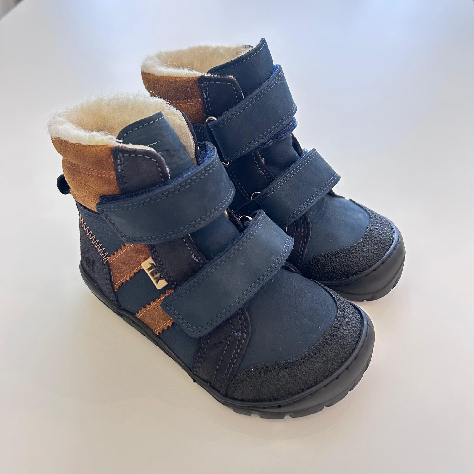Winterschuh Milo 3.0 Hydro Navy/Cognac Tex