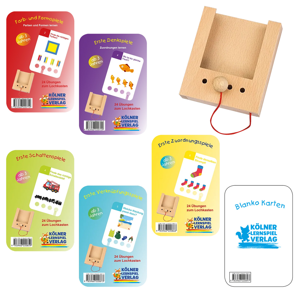 Lochkasten Starterset für 3-Jährige Lochkasten Starterset für 3-Jährige