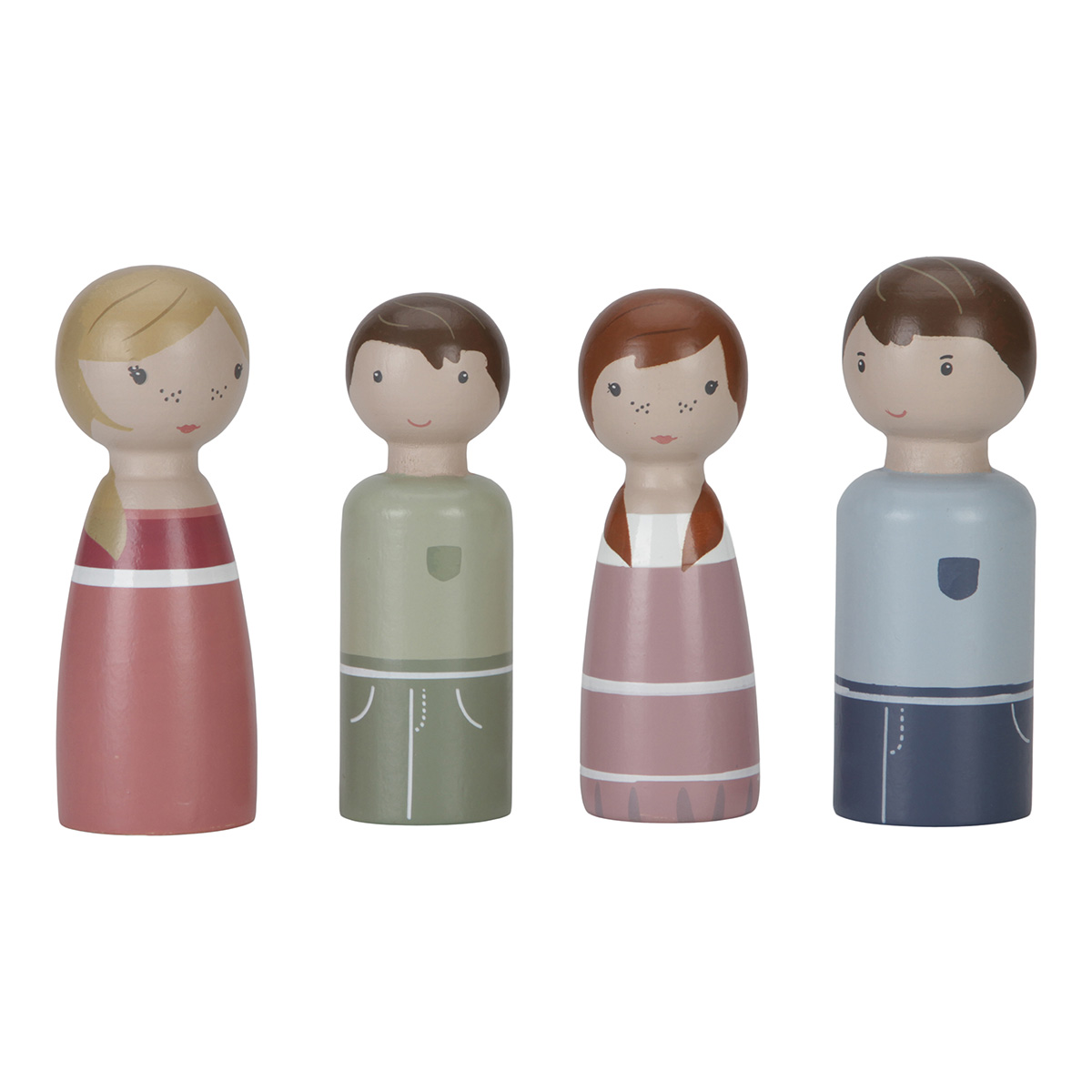Puppenhaus - Erweiterungsset Familie Rosa Puppenhaus - Erweiterungsset Familie Rosa