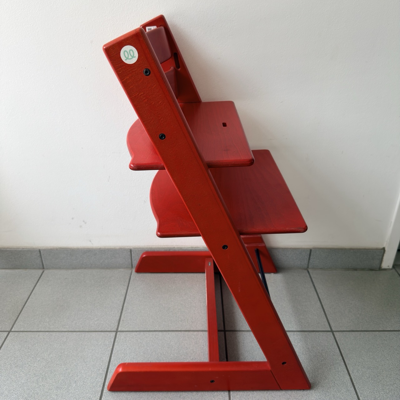 Hochstuhl Rot, Generation 1, Sehr gut