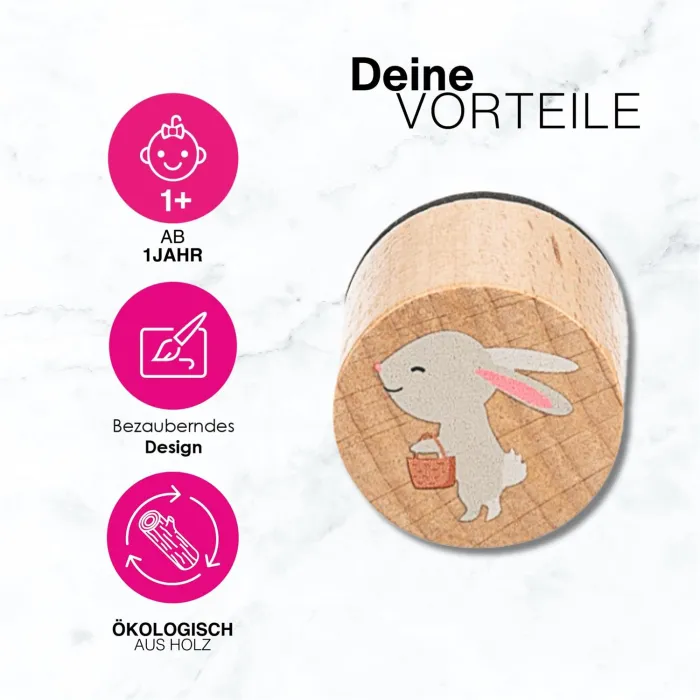 Holzstempel Set Häppy Spring