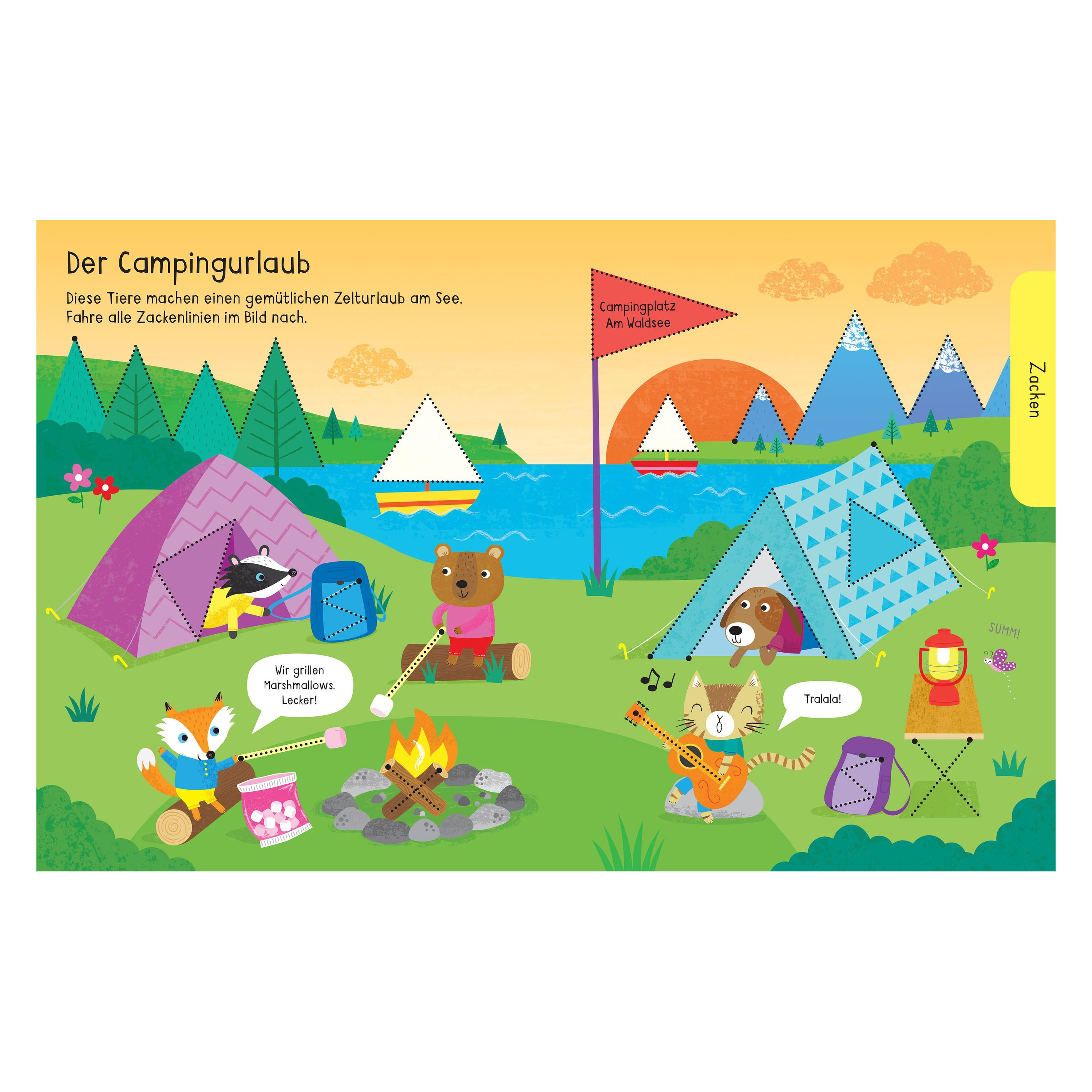 Mein Wisch-und-Weg Buch: Erste Schreibübungen