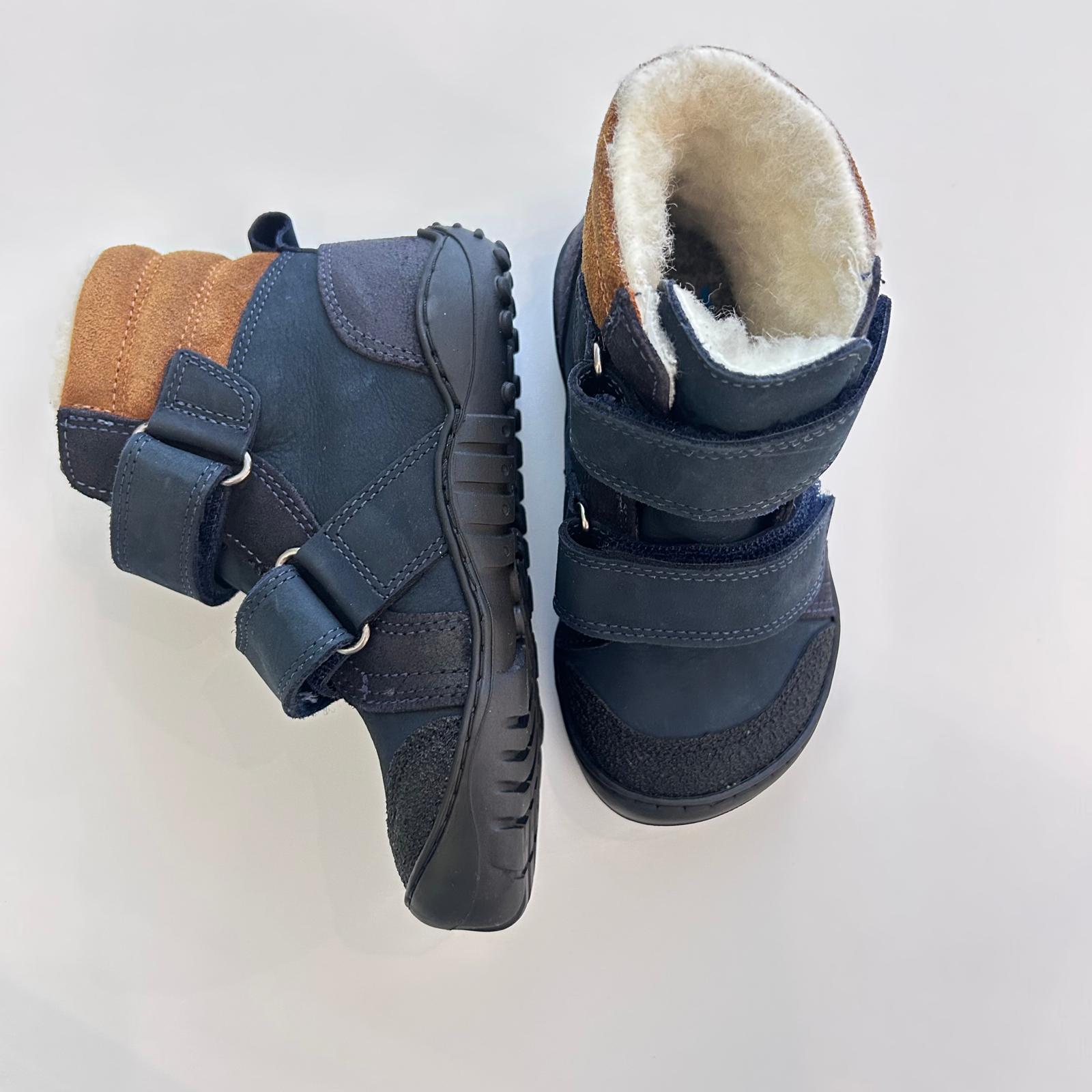 Winterschuh Milo 3.0 Hydro Navy/Cognac Tex