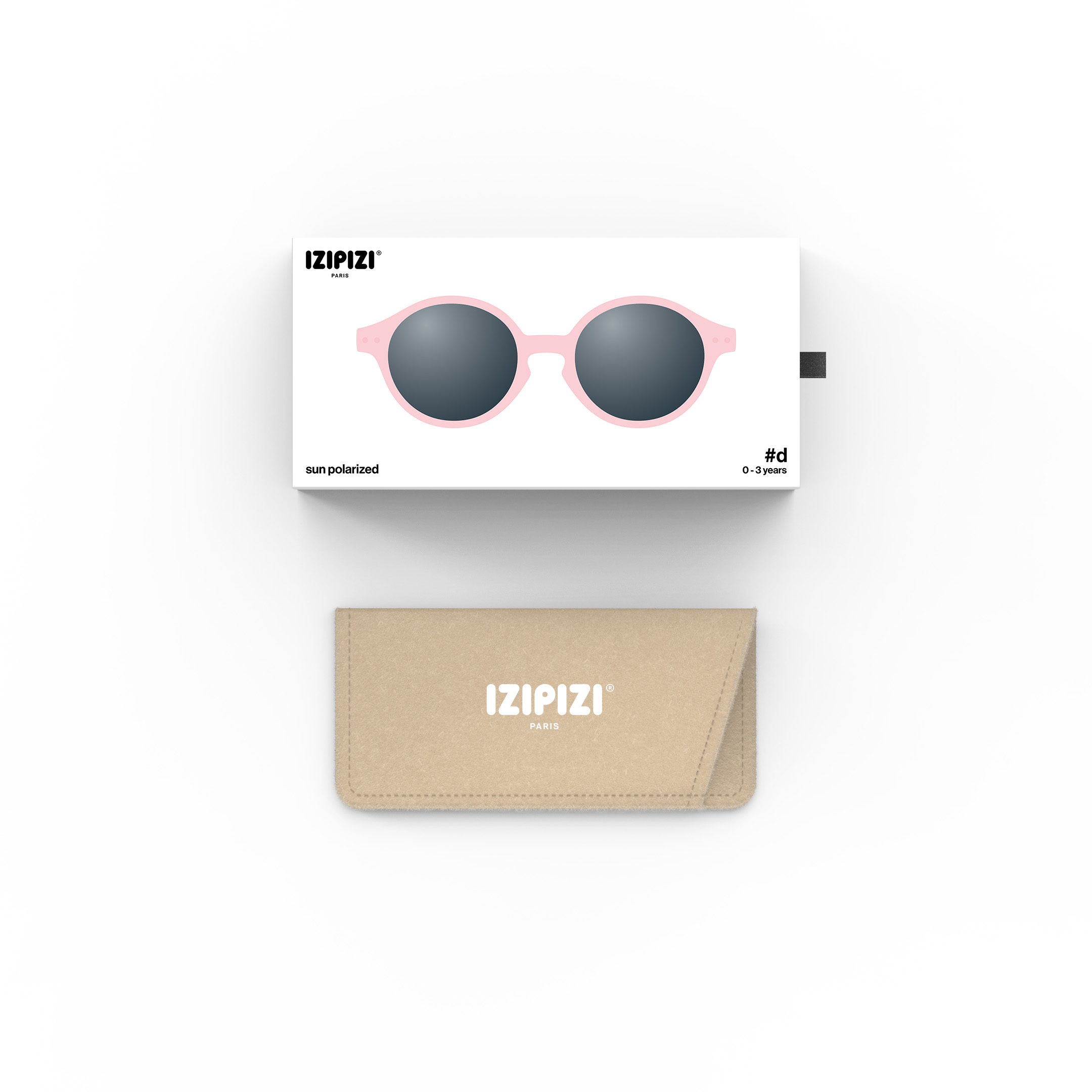 Sonnenbrille Baby D Pastel Pink (0-3J)