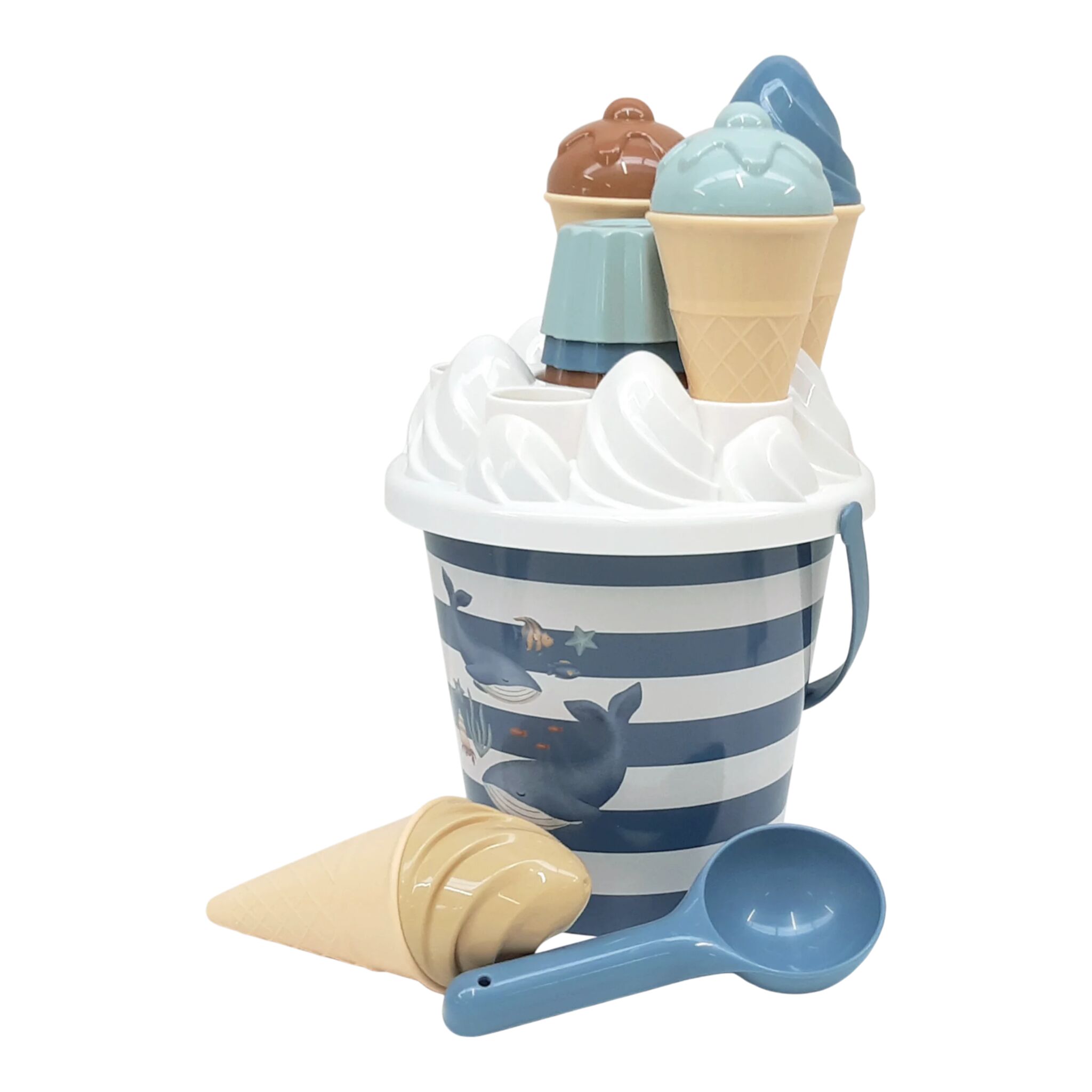 Eiscreme Eimer Set Ocean Dreams Blau
