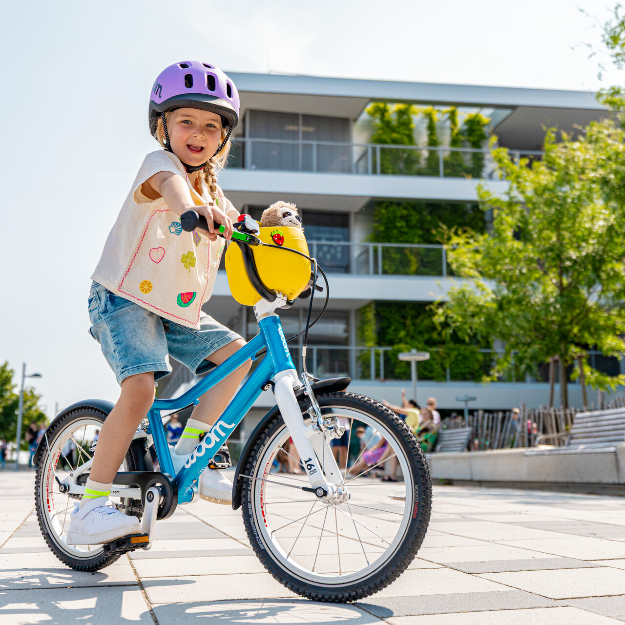 woom POP Fahrradkorb & Stifthalter Gelb