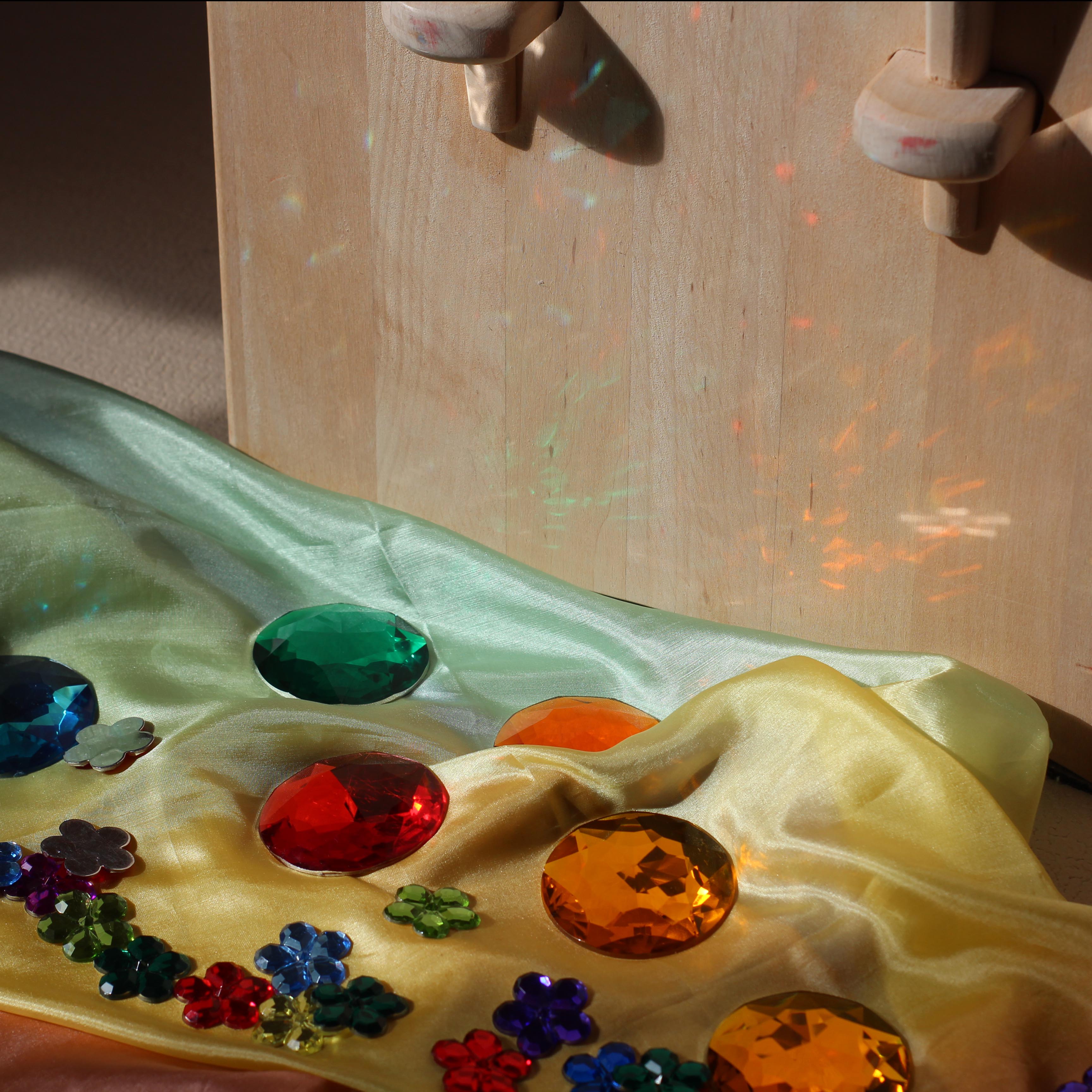 25 Riesen Funkelsteine Ø5cm