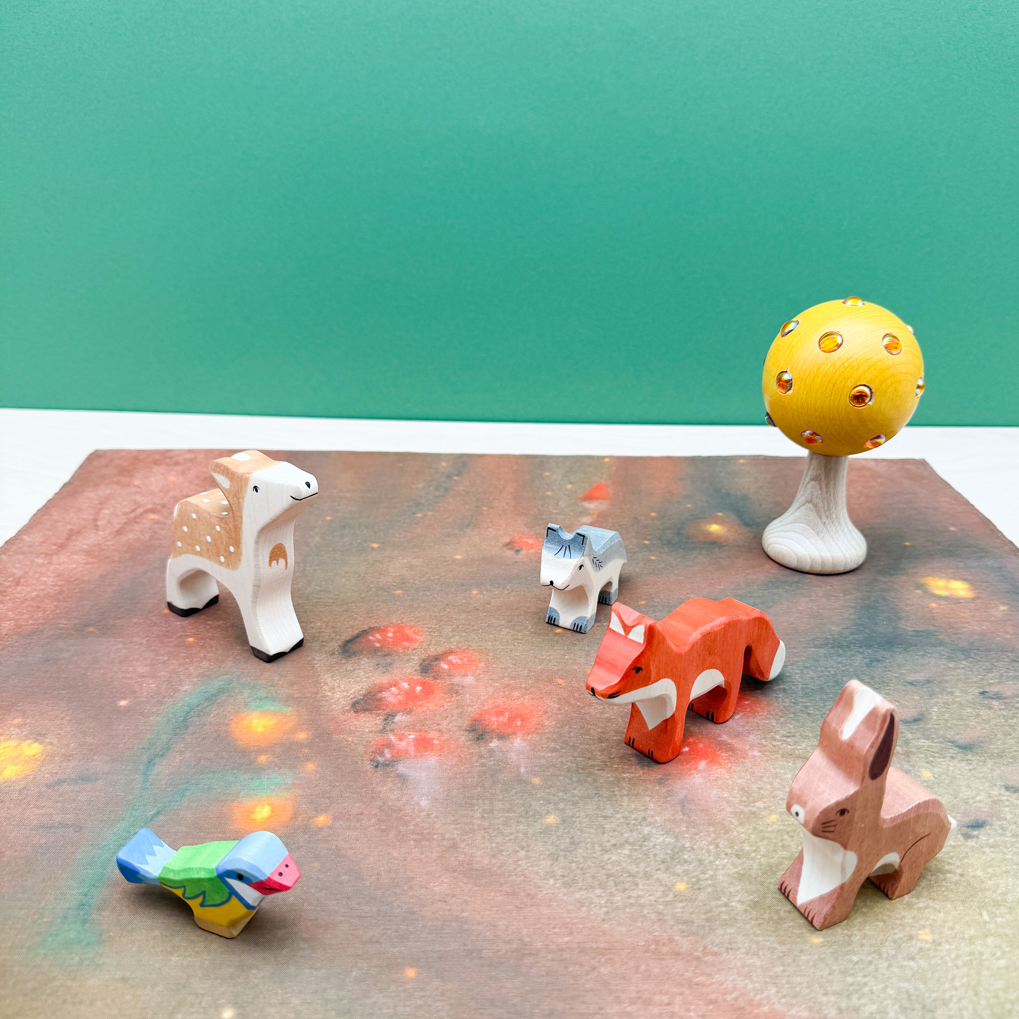 Spieltuch Herbst 50 x 50 cm