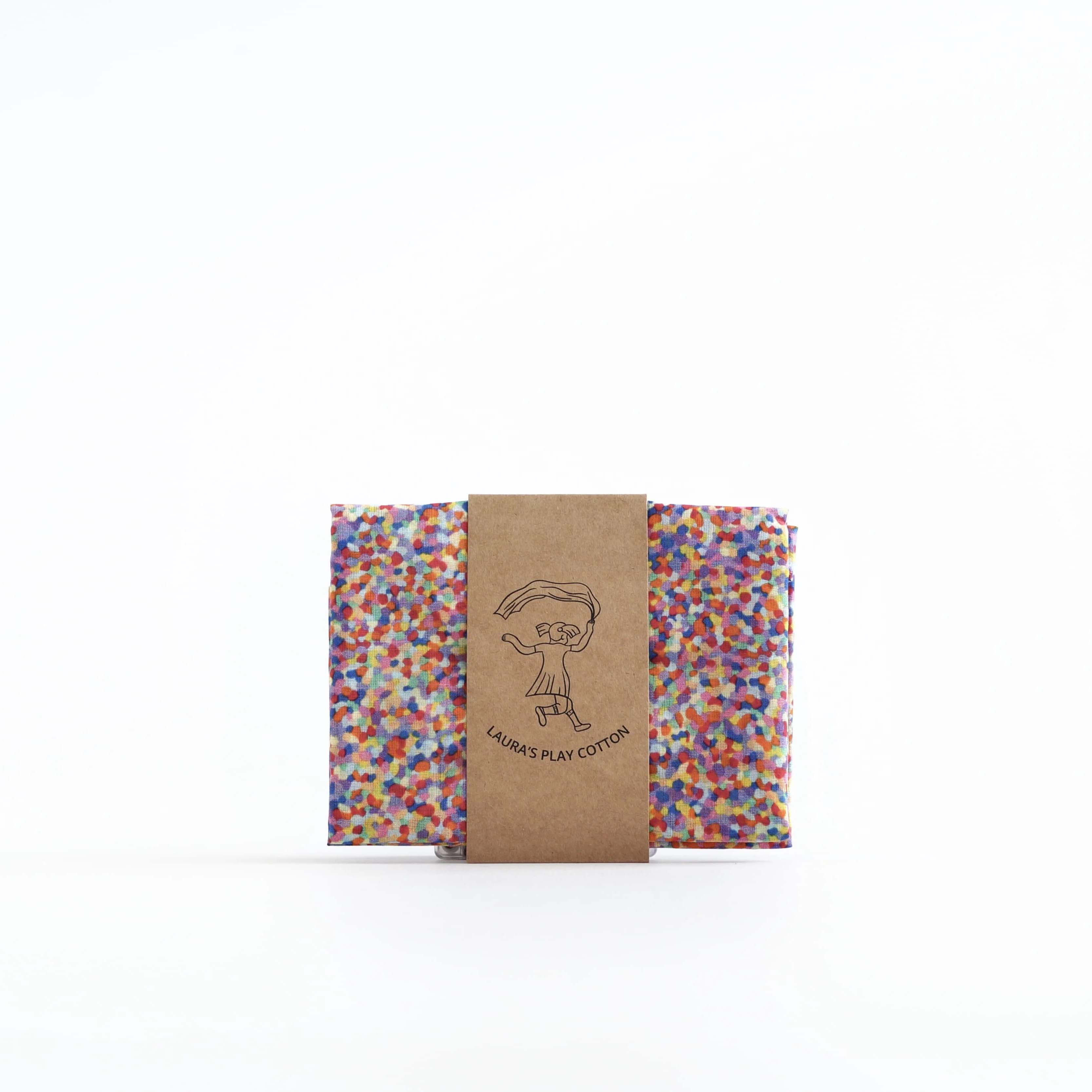 Spieltuch Super Confetti 90 x 90 cm