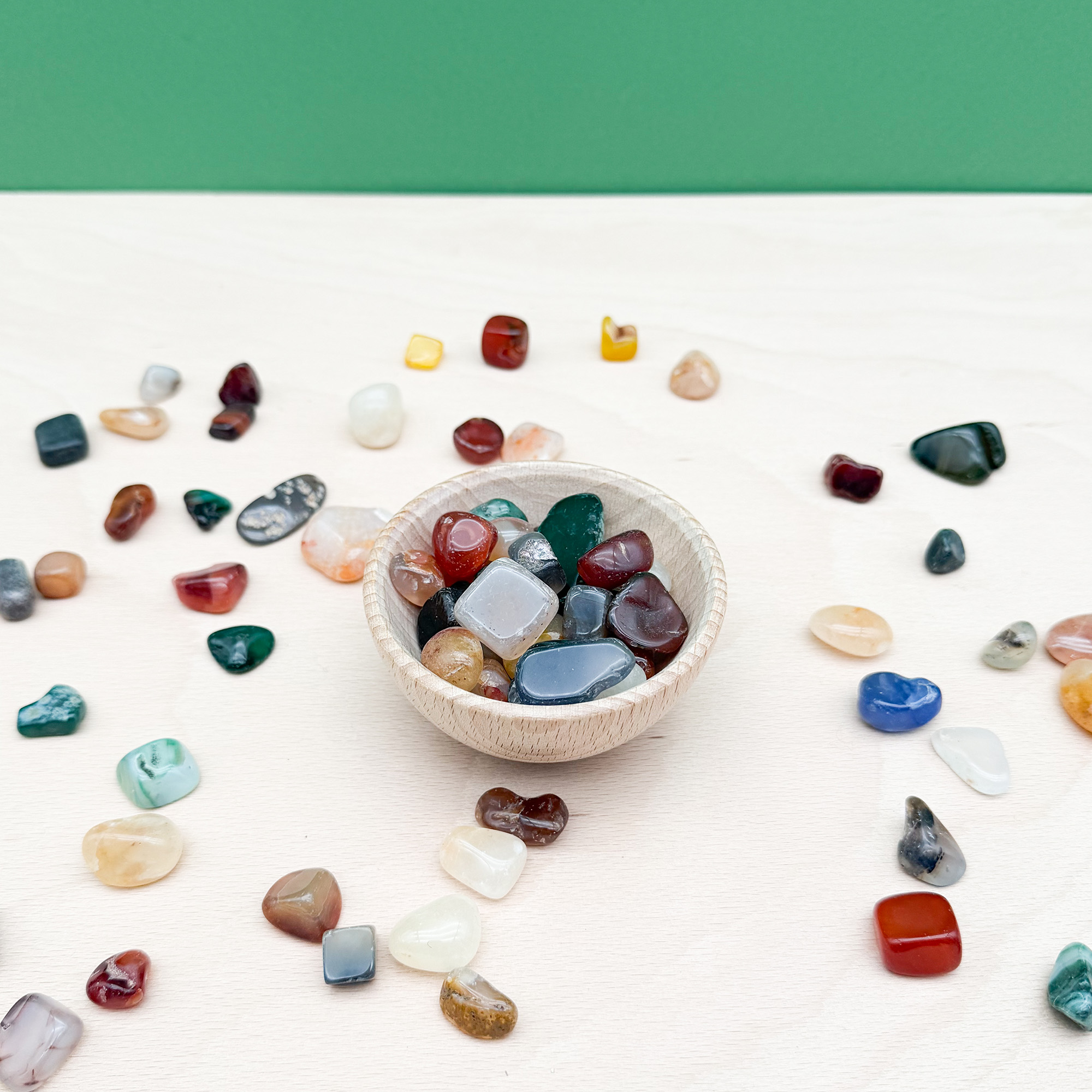 Halbedelsteine Kunterbunt 2-3 cm 1000g