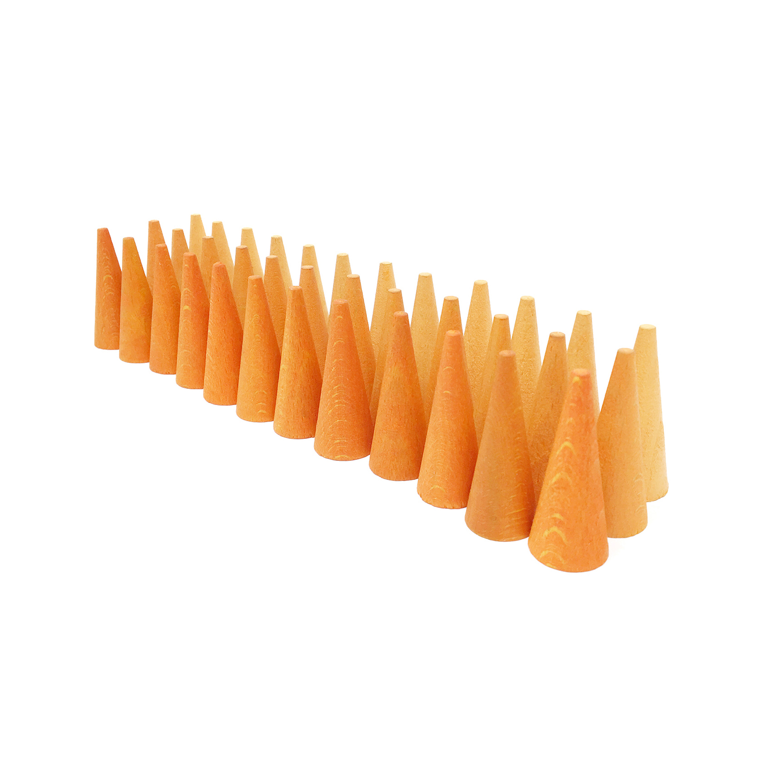 Mandala Orange Cone Einzelstück