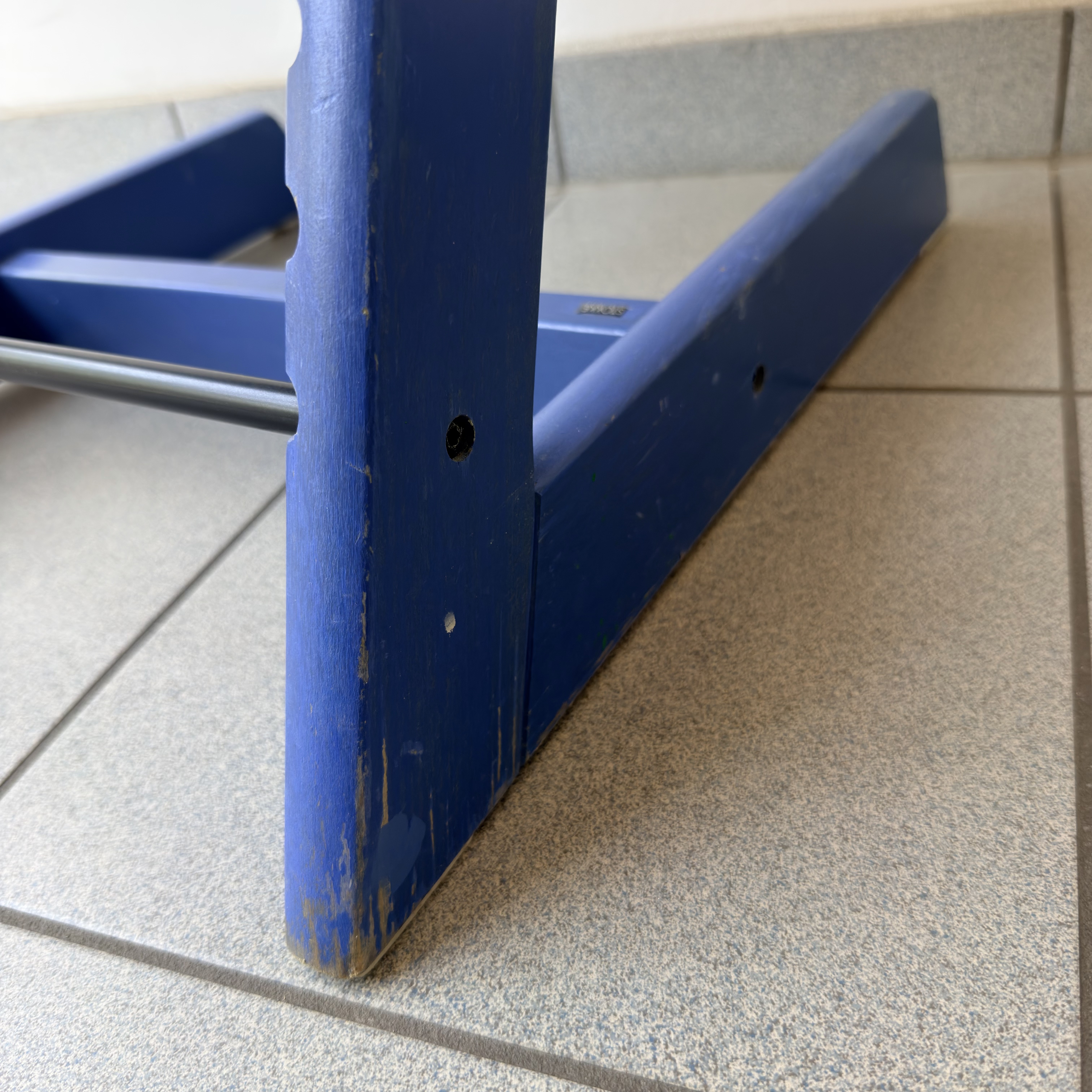 Hochstuhl Mittelblau