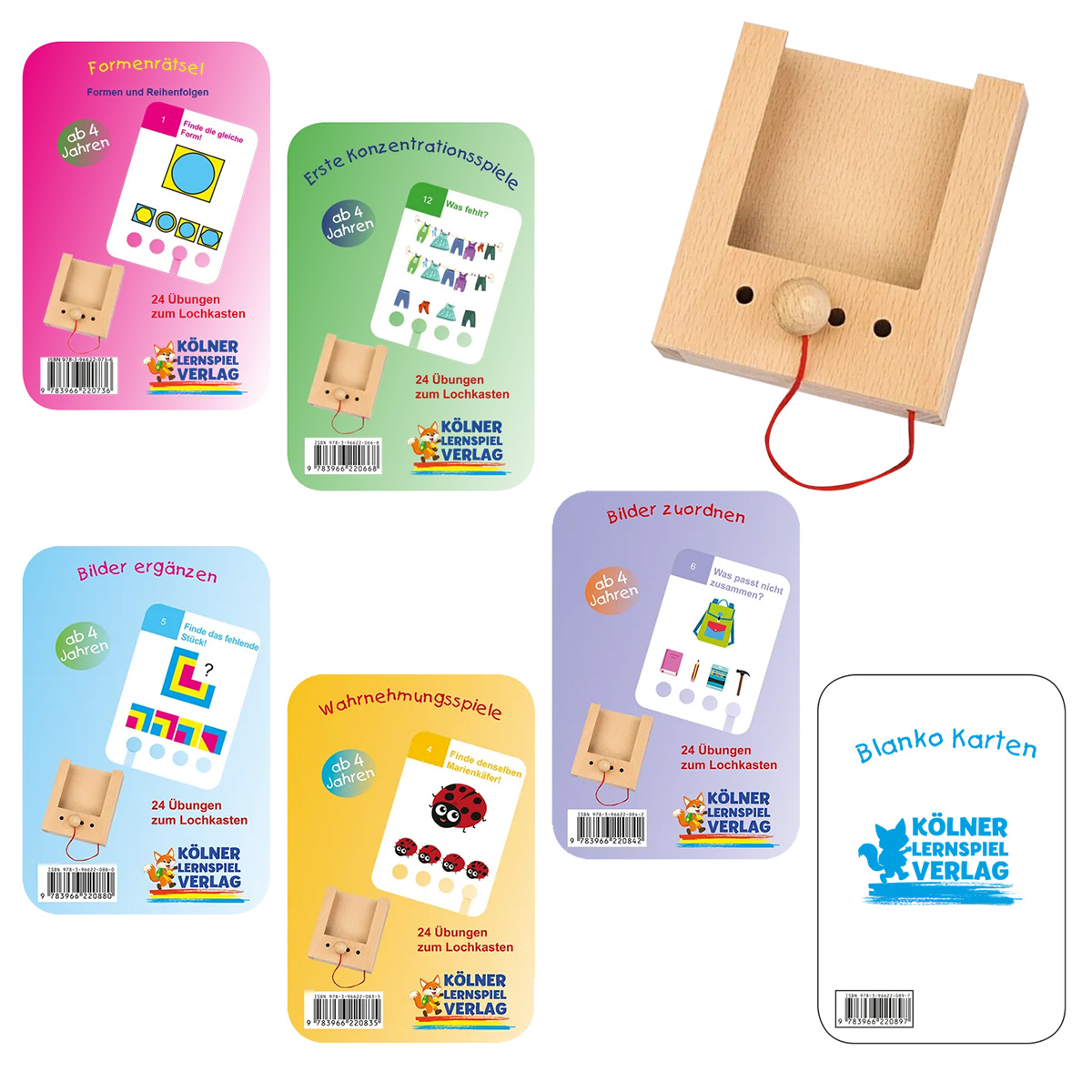 Lochkasten Starterset für 4-Jährige Lochkasten Starterset für 4-Jährige