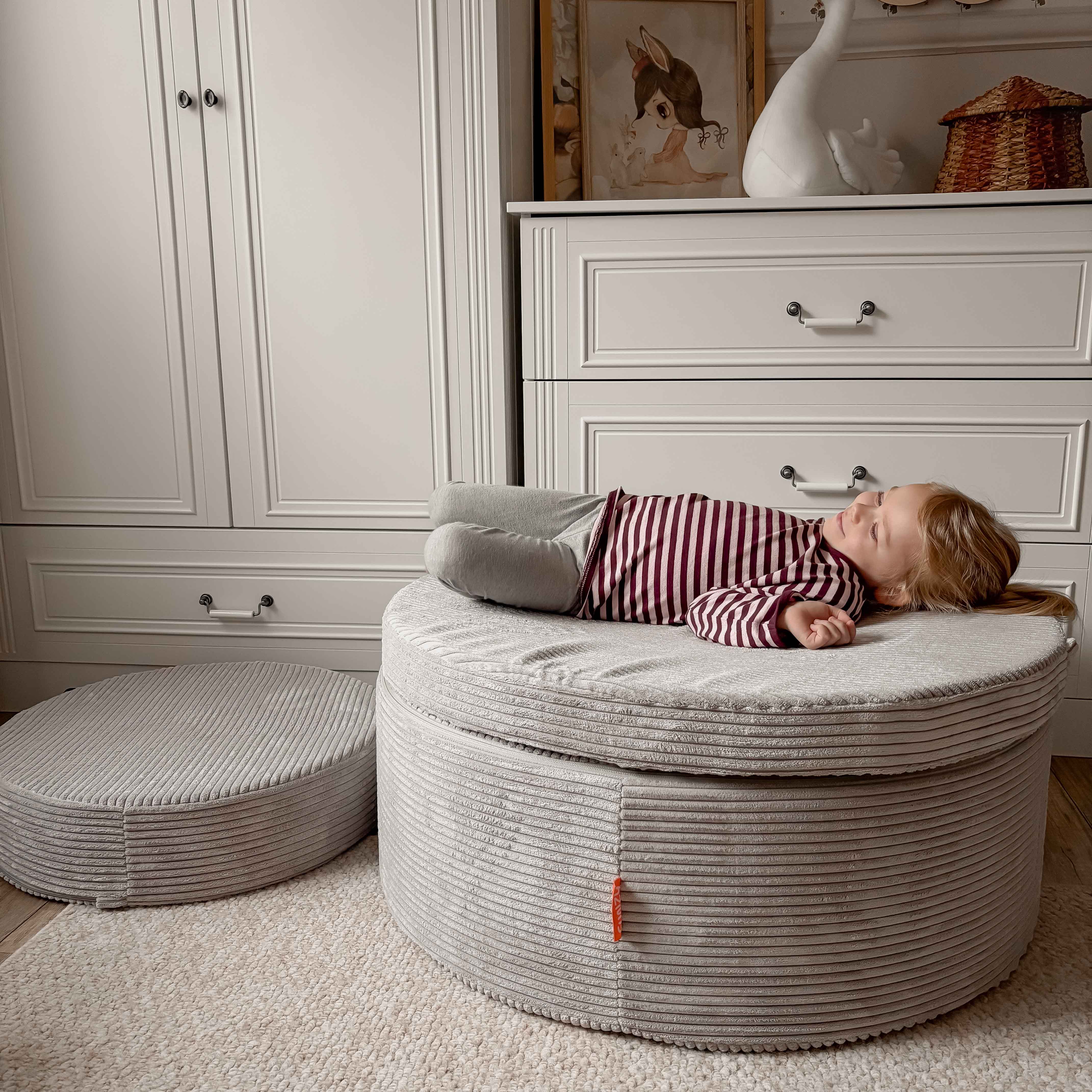 Donut Cord Koala Grau