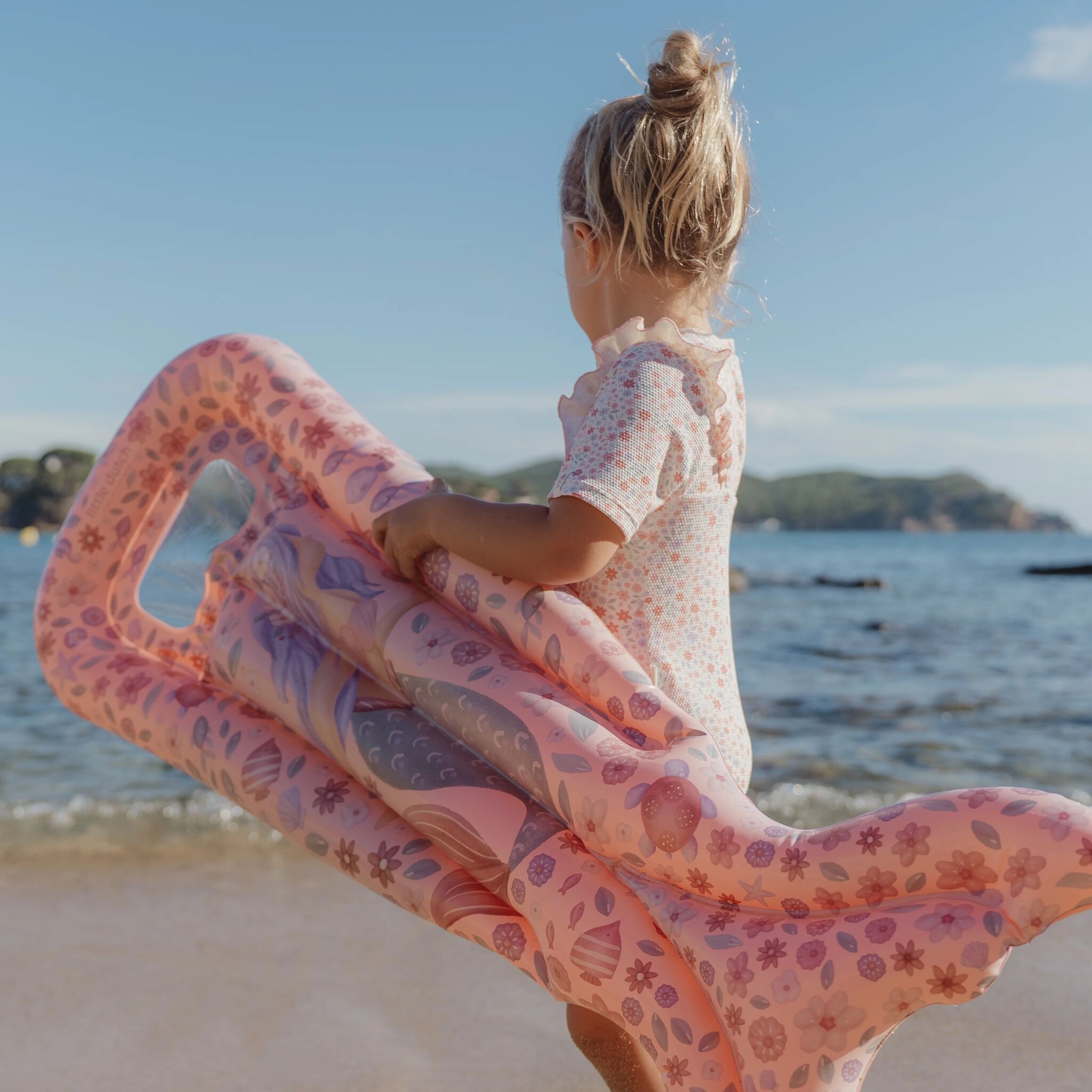 Luftmatratze mit Flosse Dreamy Mermaid