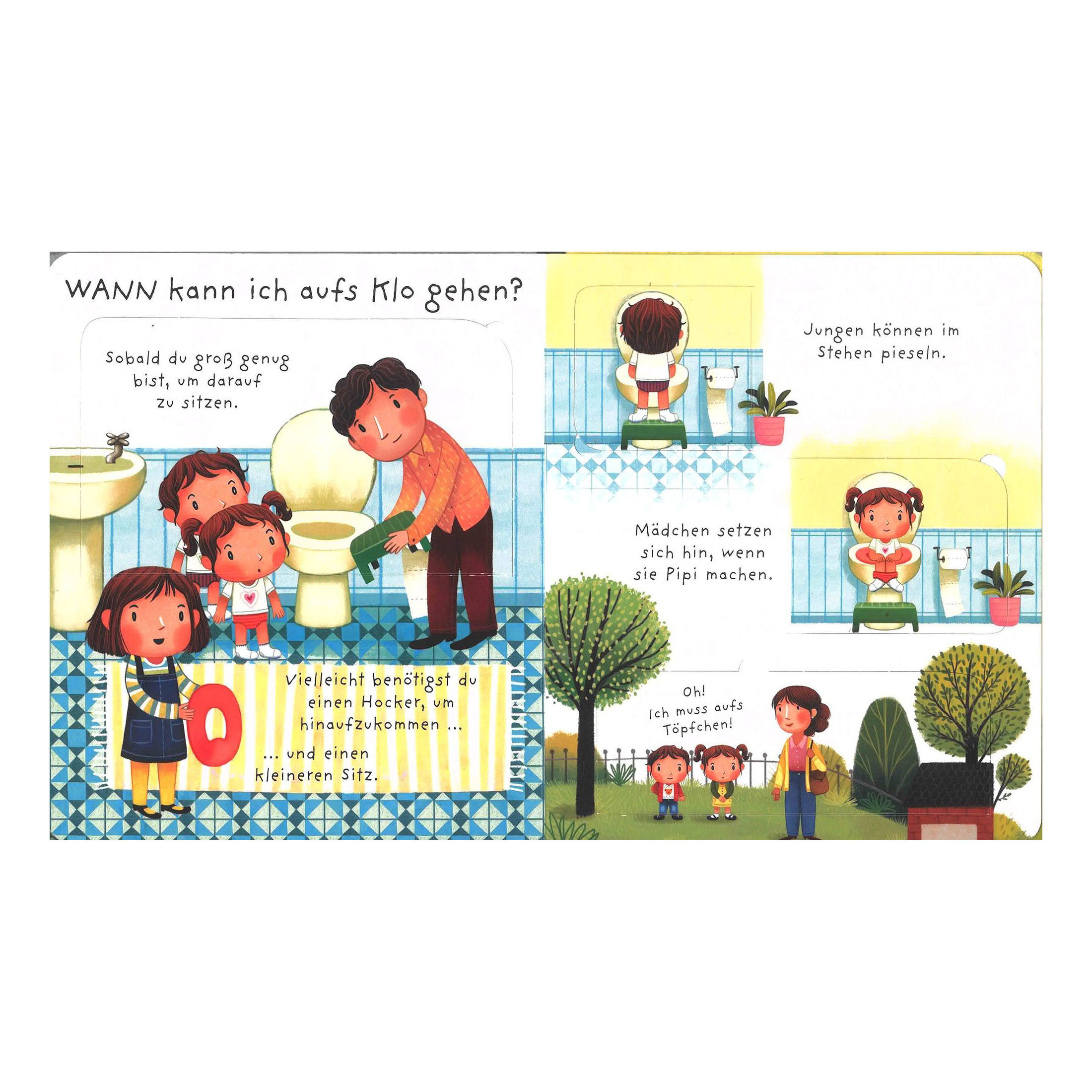 Windel, Töpfchen, Klo - Wohin mit dem Popo?
