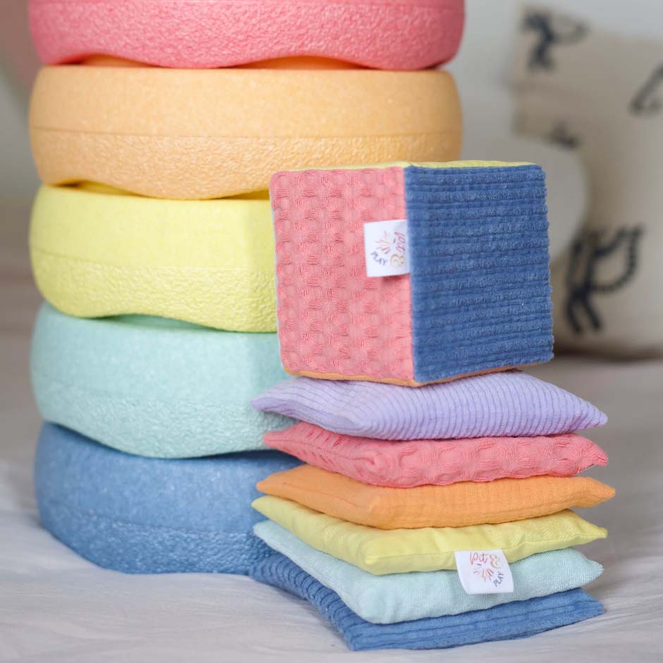 Spielwürfel Pastell