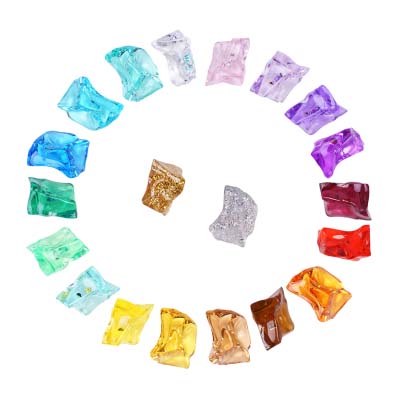 Legesteine 4 Elemente Feuer, Wasser, Erde, Luft