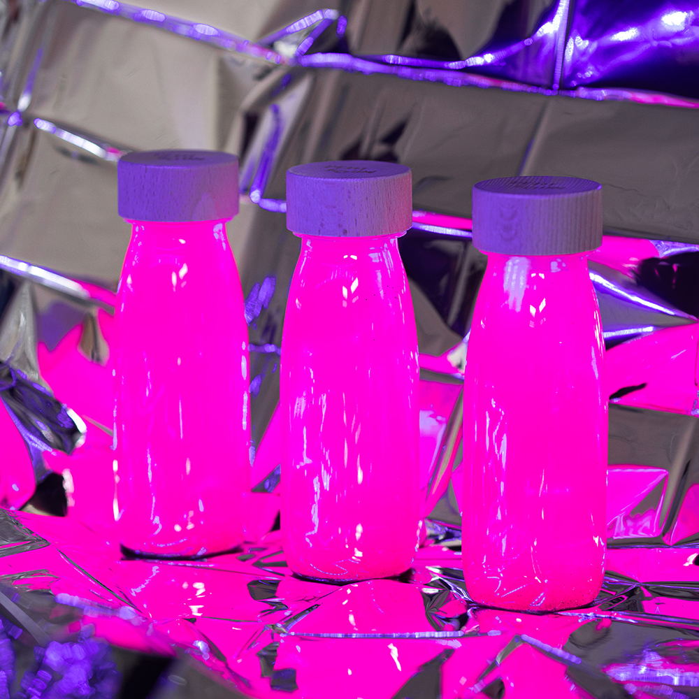 Sensorische Flasche Float Pink Fluo