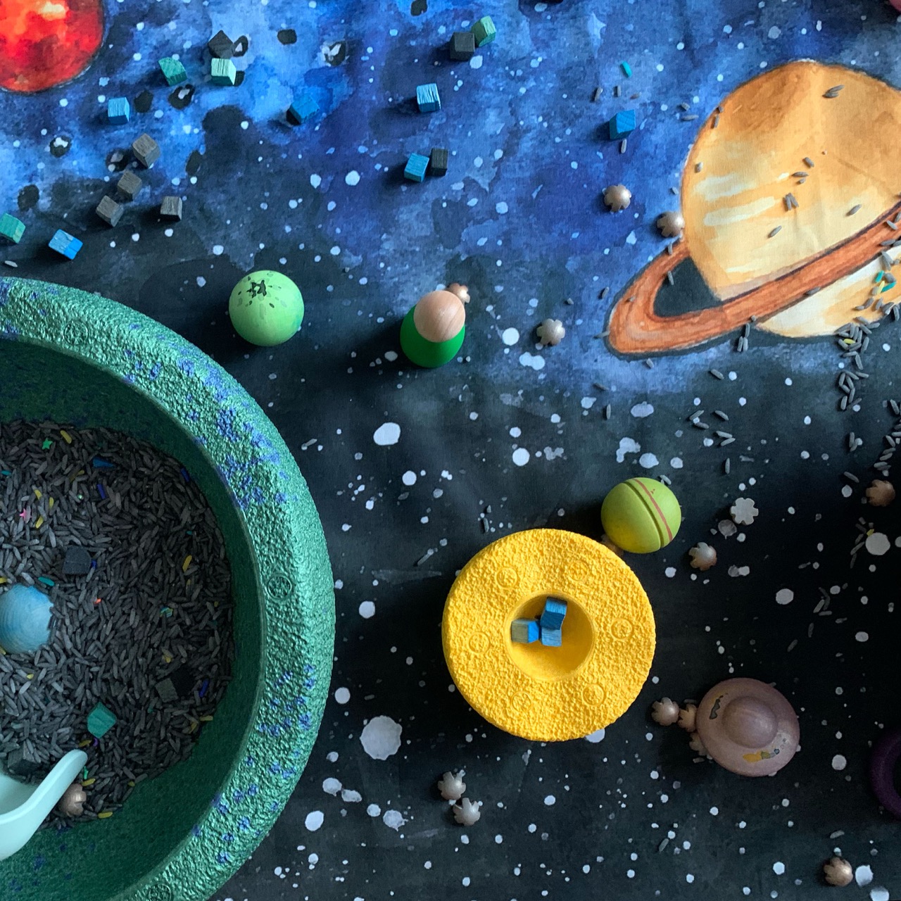 Spieltuch The Solar System 100 x 100 cm