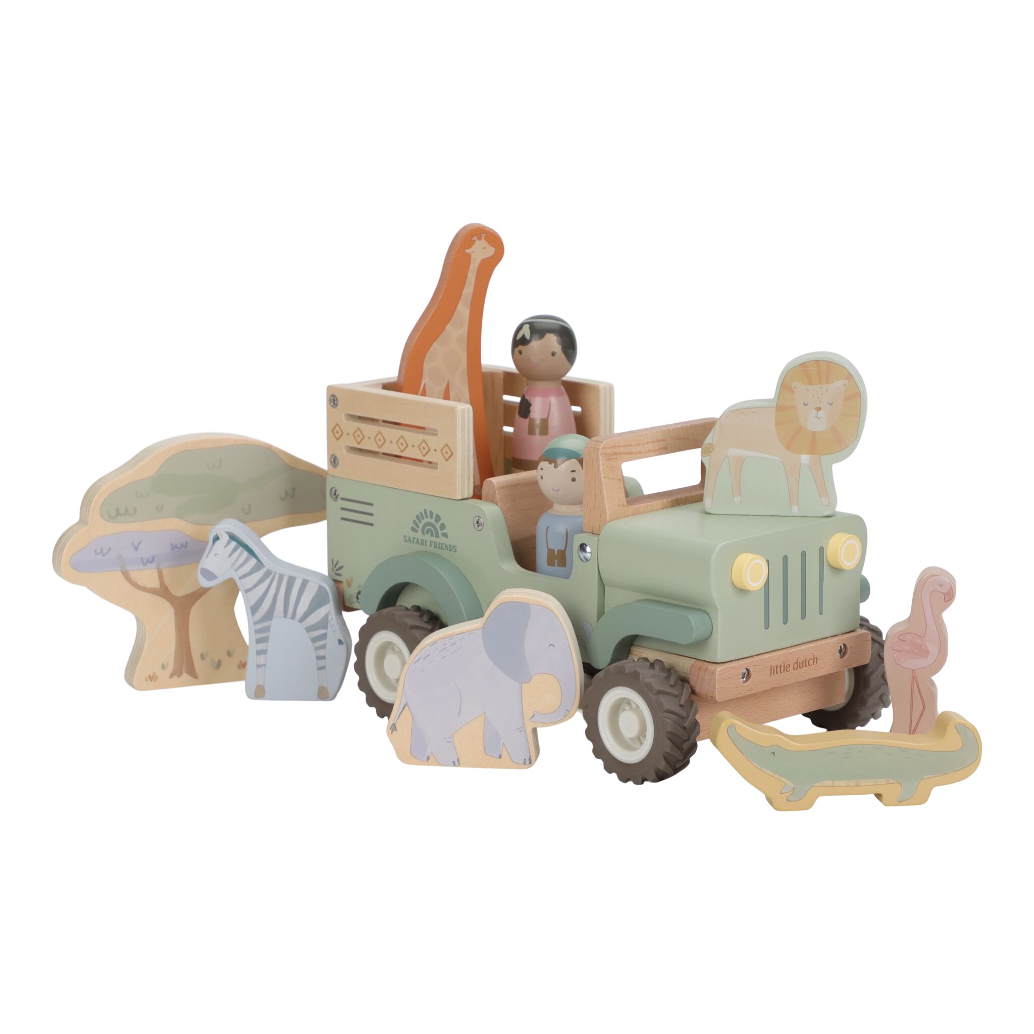 Safariauto mit Tieren