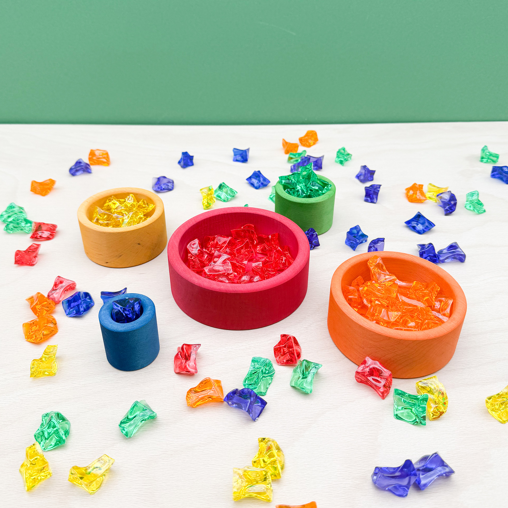 180 Legesteine Regenbogen