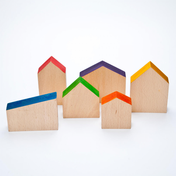 Holzspielzeug Set Houses