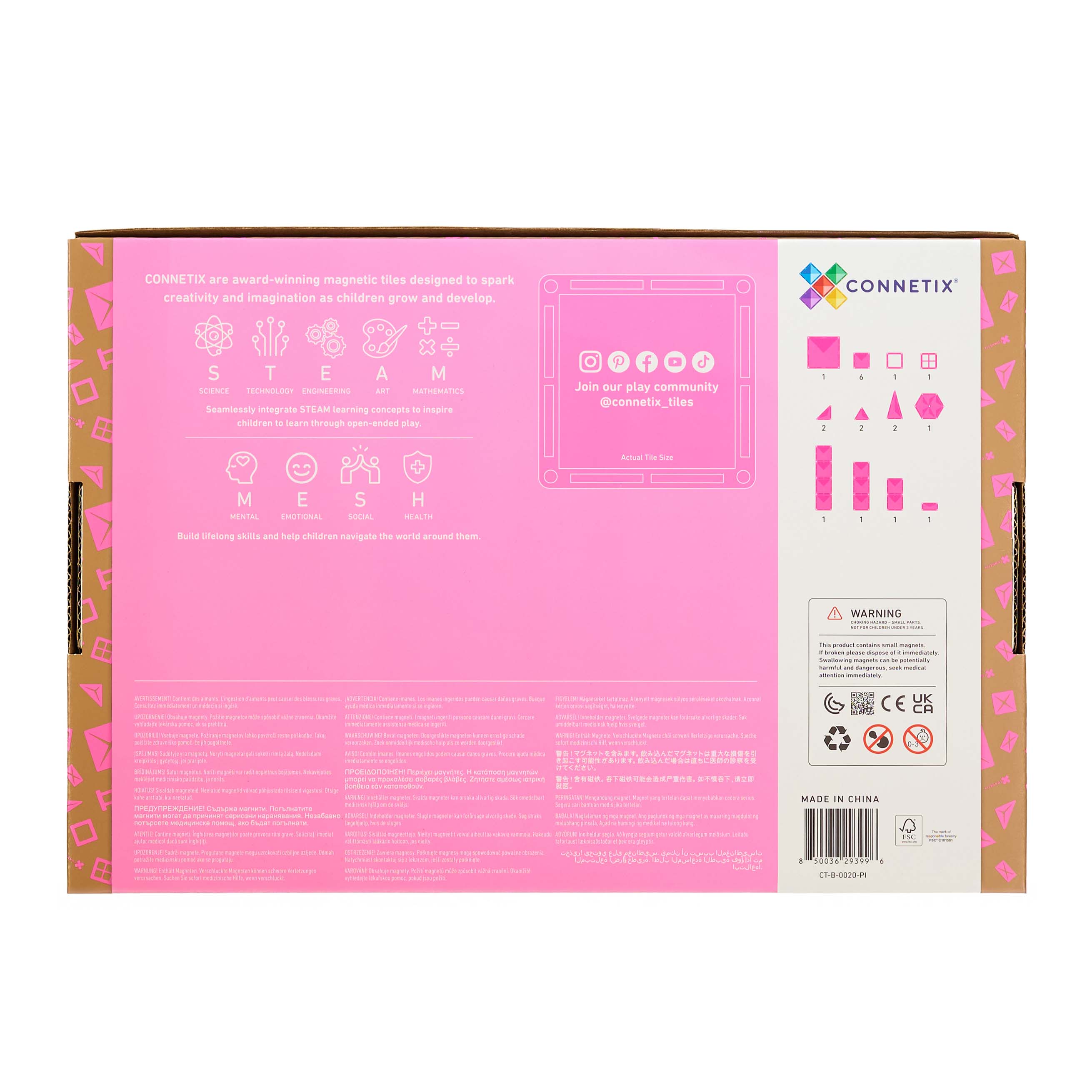 Charity Pack Pink 20tlg.