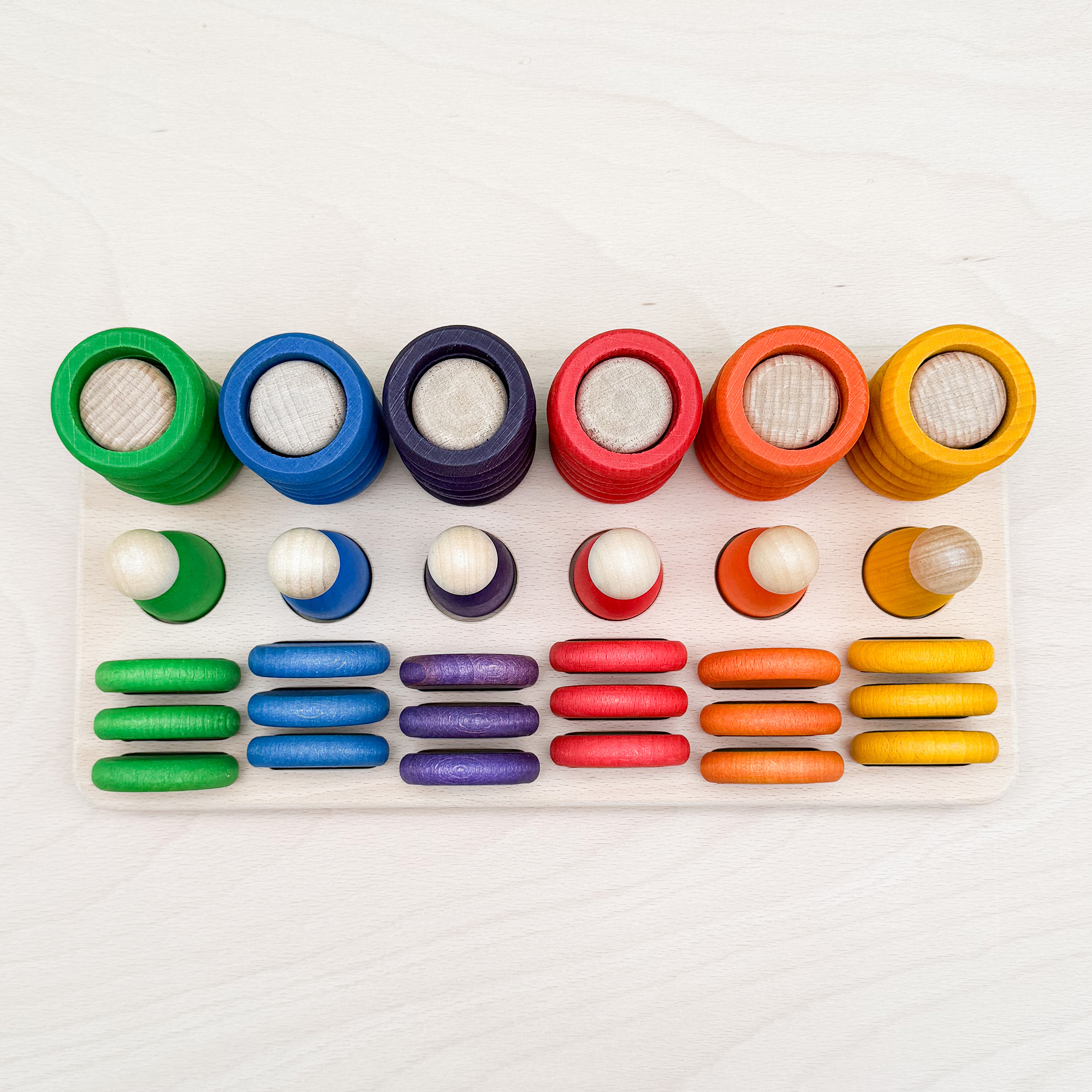 Sortierbrett für Nins, Rings & Coins