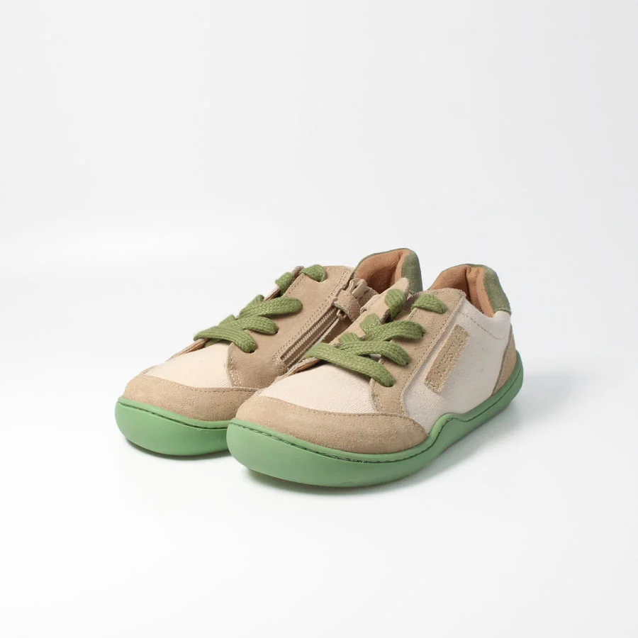 Barfußschuhe kodiakbärSTYLE beige grün Barfußschuhe kodiakbärSTYLE beige grün